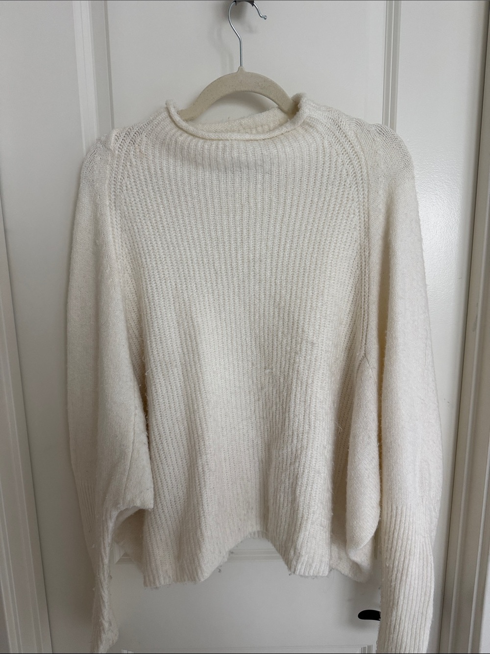 Able Cream Turtleneck Knit Sweater